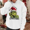 Men's Grinch Print Xmas Sweatshirt sold by Shopnova