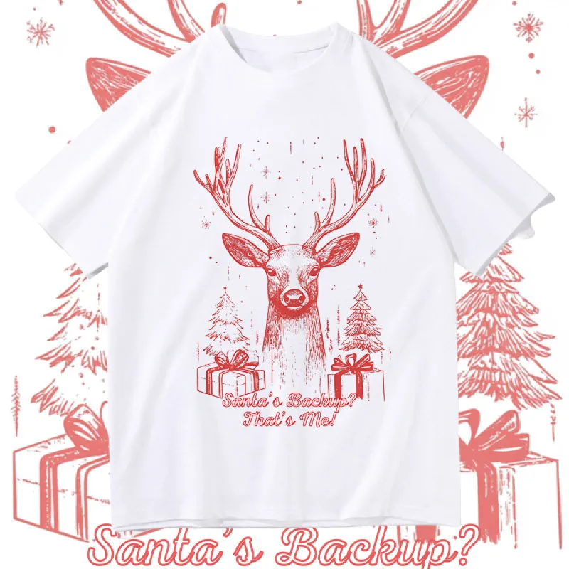 Merry Christmas Reindeer & Gifts T-Shirt sold by Shopnova