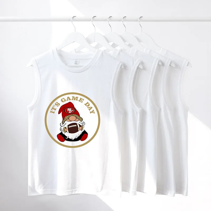 Xmas Football Lover Print Men's Tank Top sold by Shopnova product image thumbnail 2