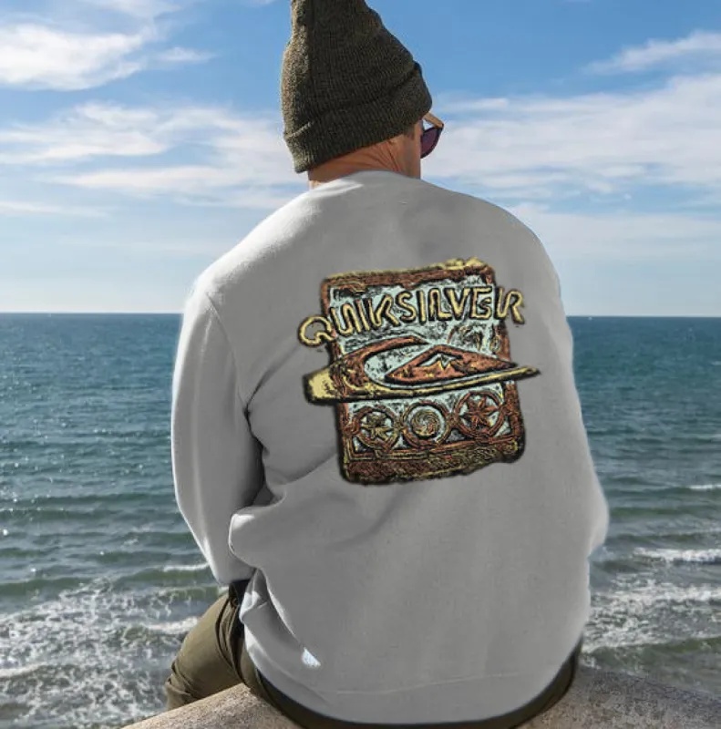 Surfing Graphic Print Men's Sweatshirt sold by Shopnova
