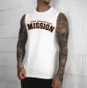 MISSION Letter Graphic Print Casual Men's Tank Top sold by Shopnova