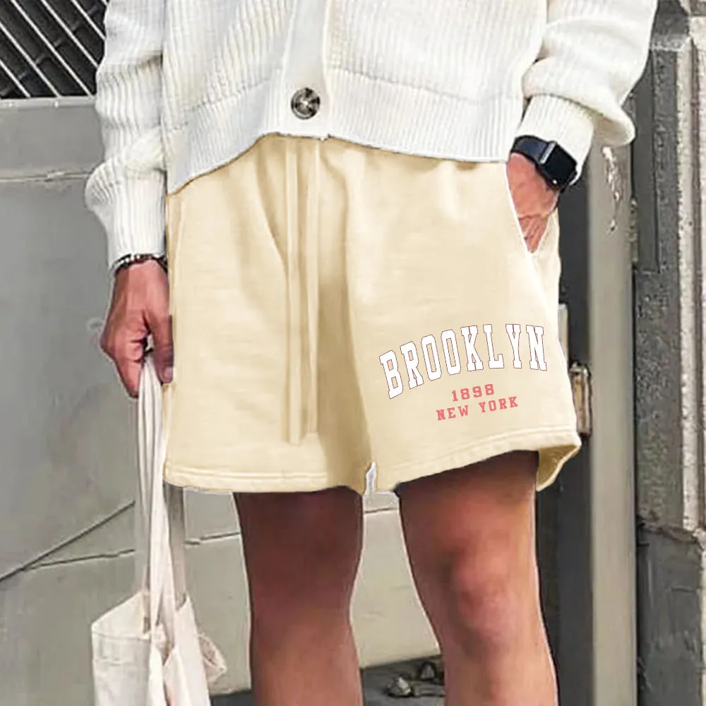 Brooklyn 1898 Men's Beige Shorts sold by Shopnova