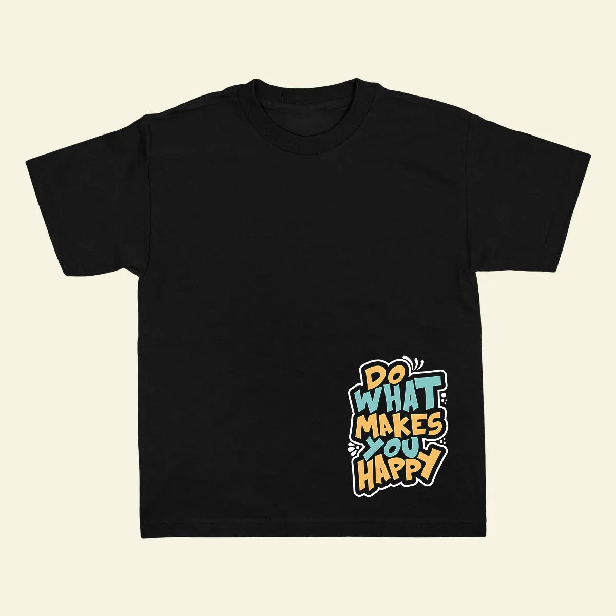 Positive Quote Men's Letter Print Cotton T-shirt sold by Shopnova product image thumbnail 3