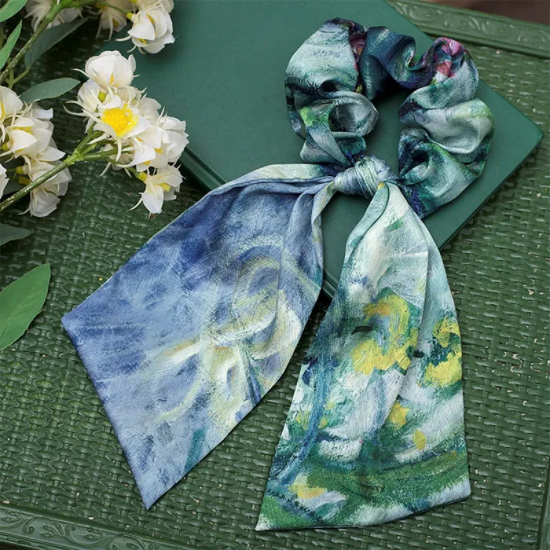 Monet-Inspired Satin Ribbon Hair Bands for the Art Lover sold by Shopnova