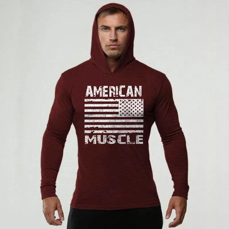 Sports Fitness Graphic Print Casual Men's Long Sleeve T-Shirt sold by Shopnova product image thumbnail 2