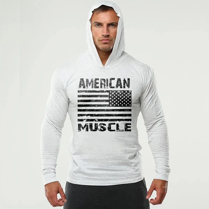 Sports Fitness Graphic Print Casual Men's Long Sleeve T-Shirt sold by Shopnova