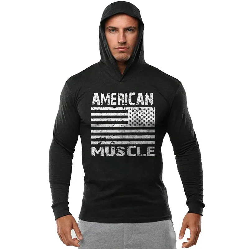 Sports Fitness Graphic Print Casual Men's Long Sleeve T-Shirt sold by Shopnova product image thumbnail 4