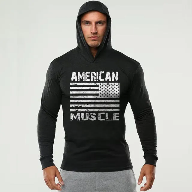 Sports Fitness Graphic Print Casual Men's Long Sleeve T-Shirt sold by Shopnova product image thumbnail 5