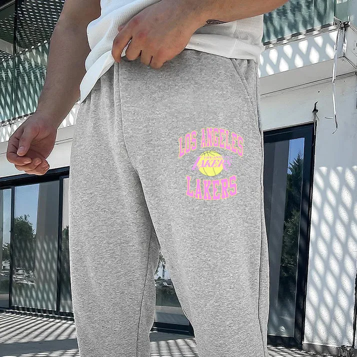 Clearance-Lakers Men's Streetwear Sweatpants-2XL sold by Shopnova product image thumbnail 2