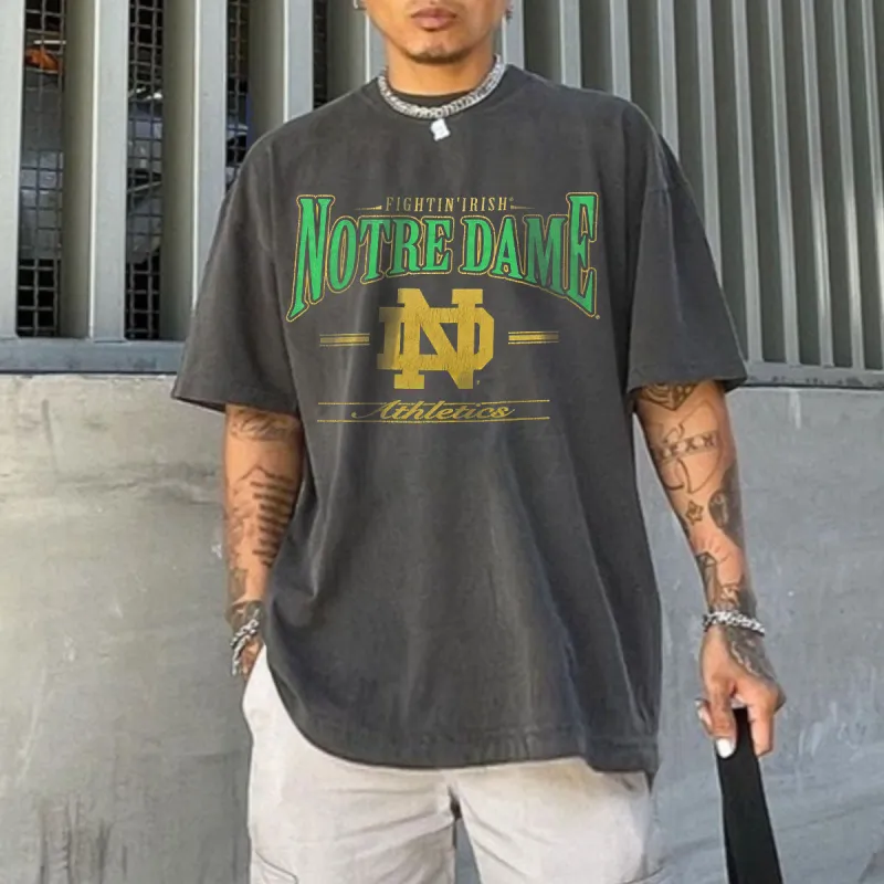 Notre Dame University Men's Casual T-Shitrs sold by Shopnova