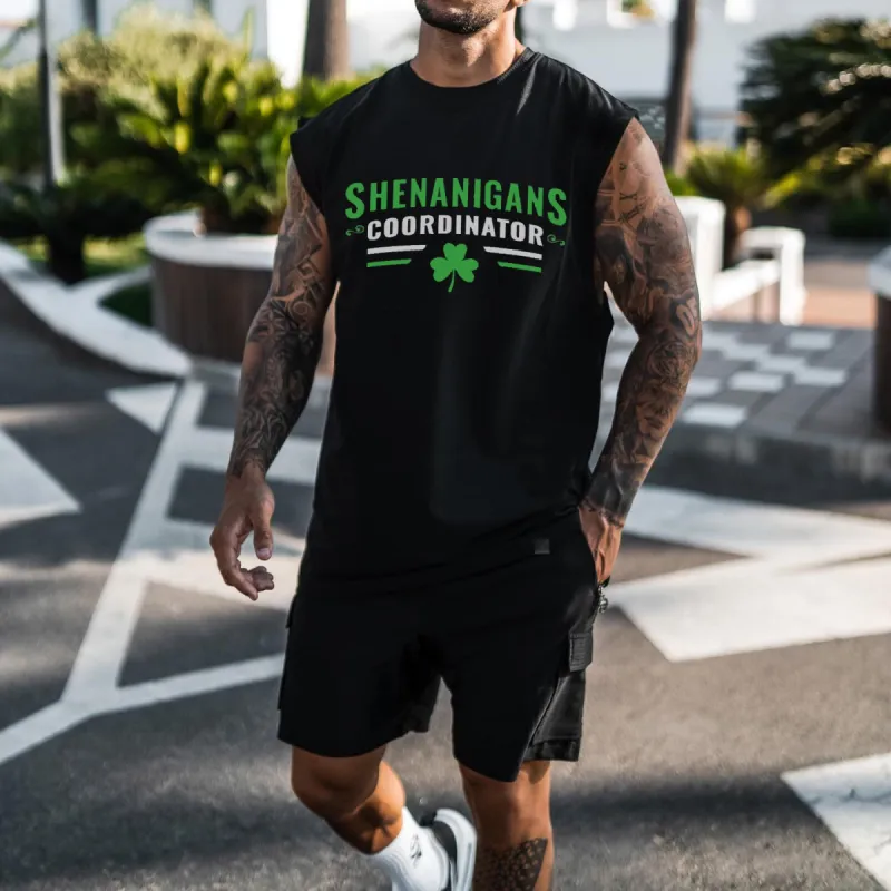 Shenanigans Coordinator Men's Streetwear Tank Top sold by Shopnova