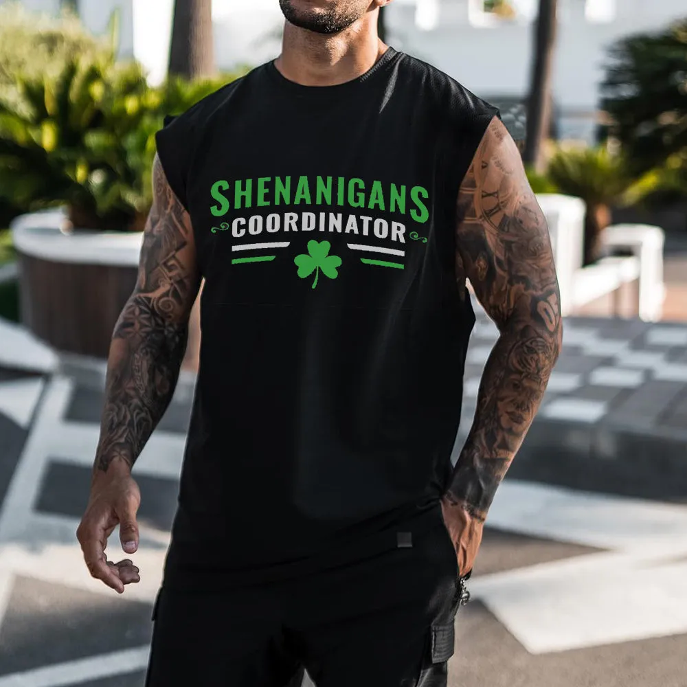 Shenanigans Coordinator Men's Streetwear Tank Top sold by Shopnova product image thumbnail 2