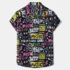 Men's lapel Print Two-piece Suit sold by Shopnova