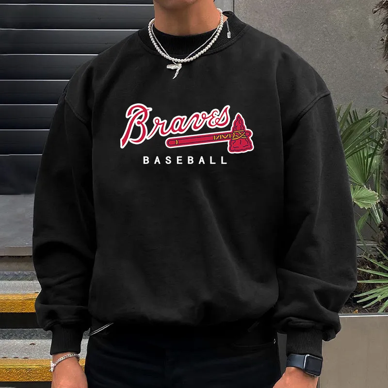 Atlanta Braves Men's Neck Sweatshirt sold by Shopnova
