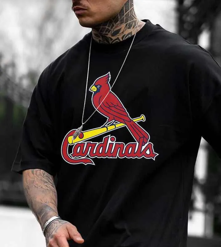 St. Louis cardinals Men's Casual T-Shirts sold by Shopnova product image thumbnail 2