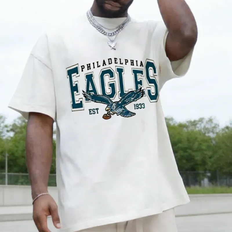 Philly Football "The Birds" Vintage Oversized Graphic Tee made by Shopnova