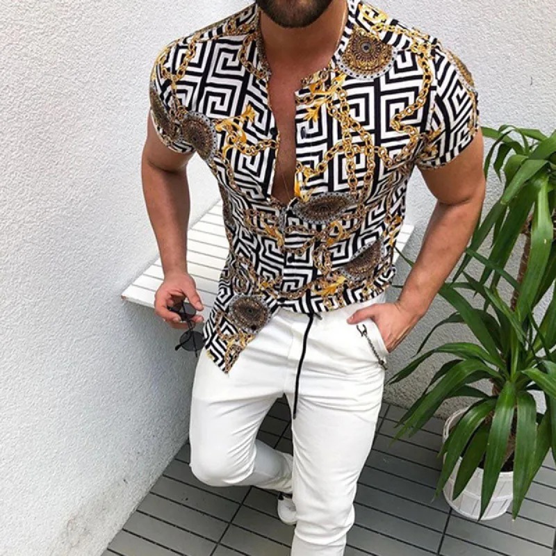 Casual Printed Vacation Shirt sold by Shopnova