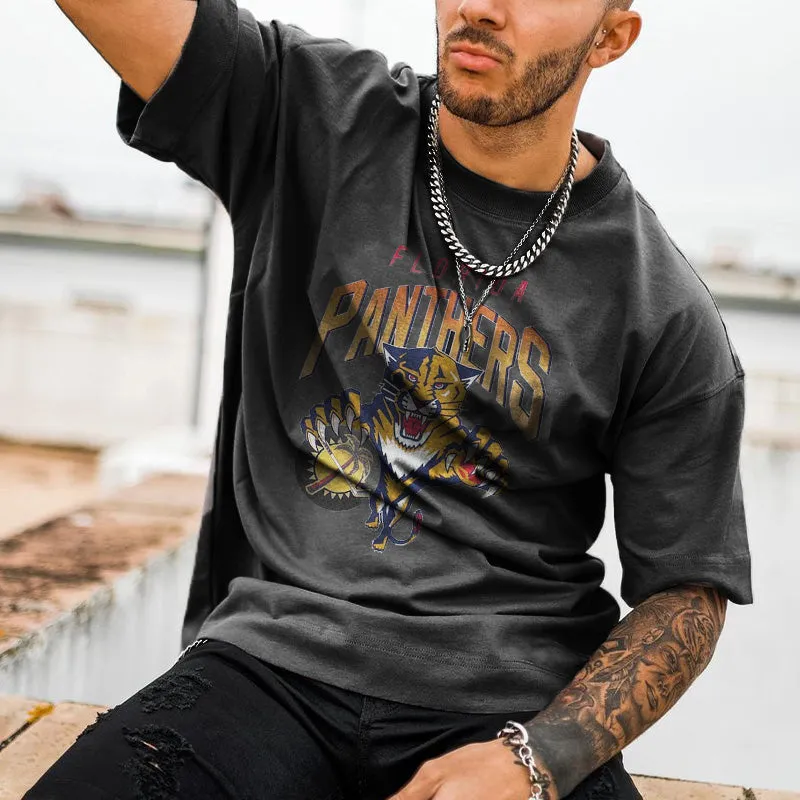 Florida Penthers Men's Loose Fit T-Shirts sold by Shopnova