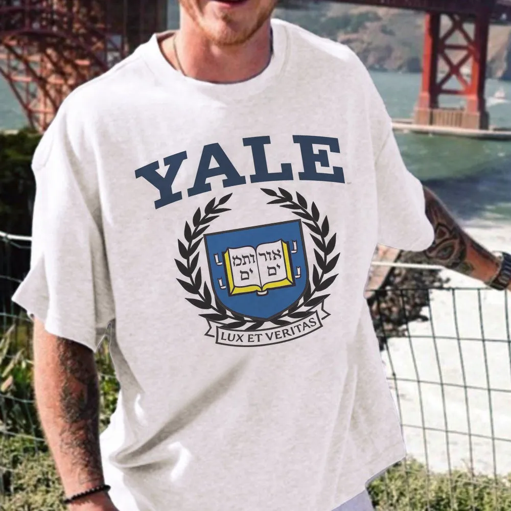 Yale University Men's Summer Casual T-Shirts sold by Shopnova product image thumbnail 2