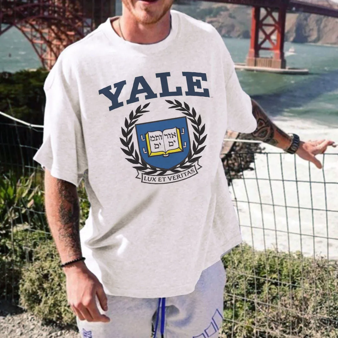 Yale University Men's Summer Casual T-Shirts sold by Shopnova
