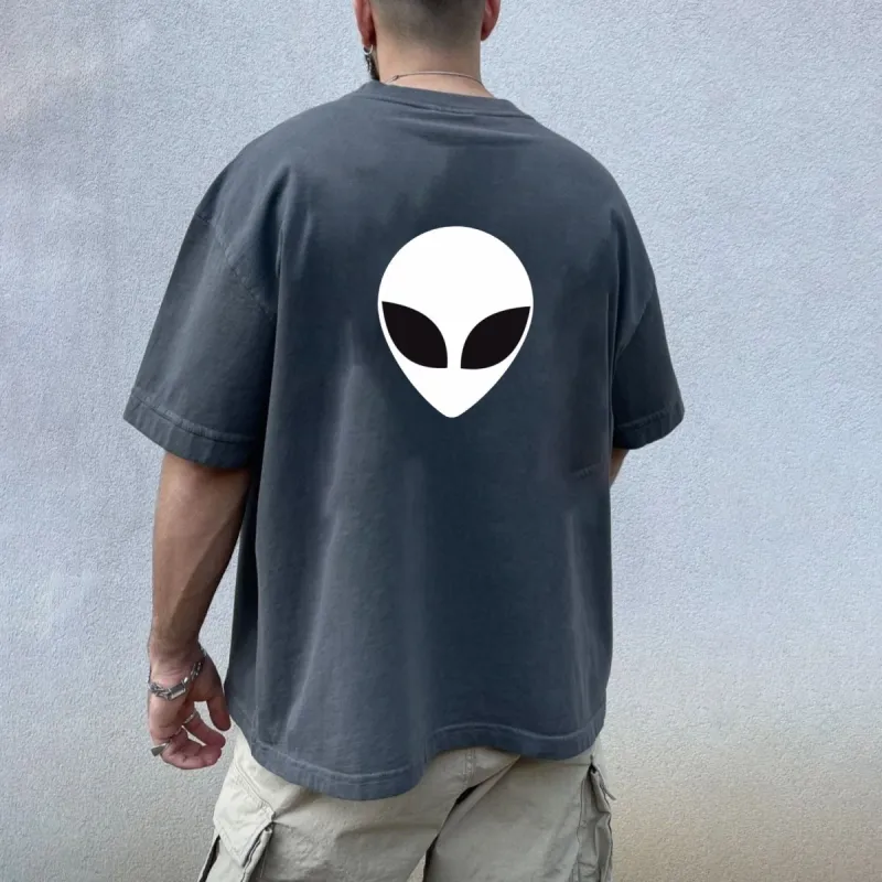 Alien Believer Men's Cotton Tee sold by Shopnova