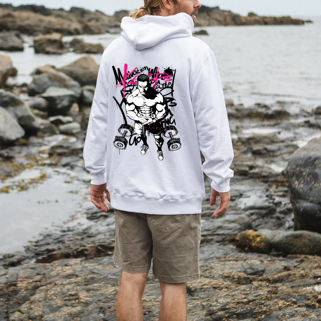 ACE2™ Keep Fit Muscle Men's Hoodie sold by Shopnova