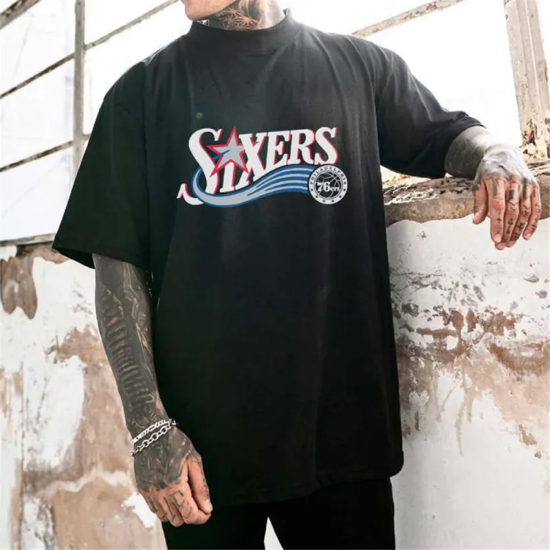 Casual Trend Print Street Personality Round Neck Short Sleeve T-Shirt made by Shopnova