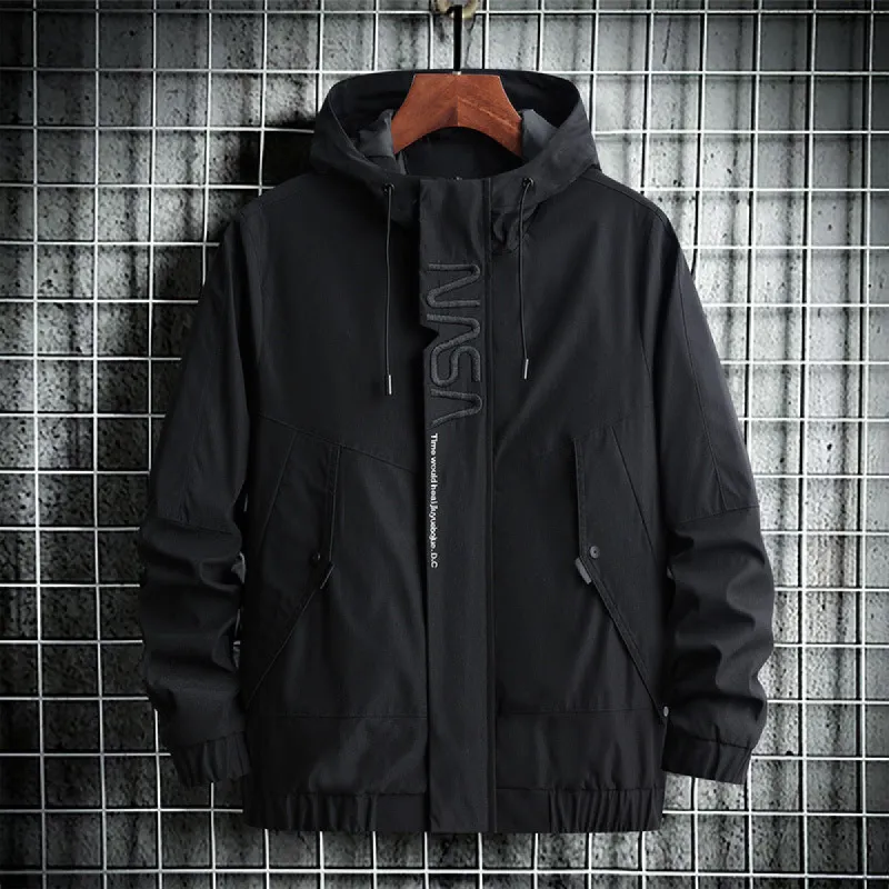 Men's Unlined Jacket Hooded Windbreaker(Size M-7XL) sold by Shopnova