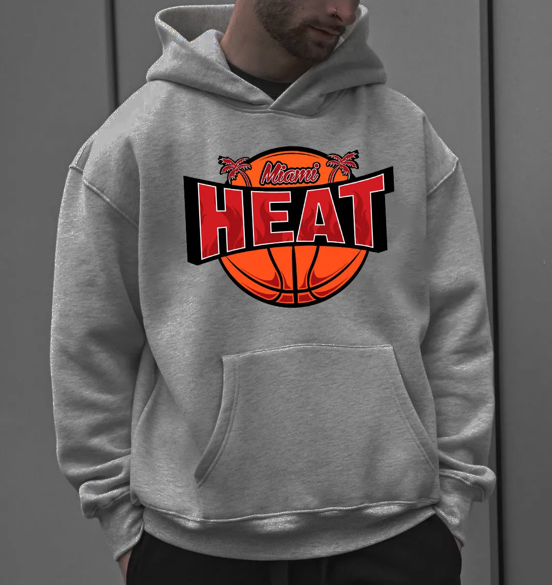 Miami Heat Men's Fleeced Hoodie sold by Shopnova