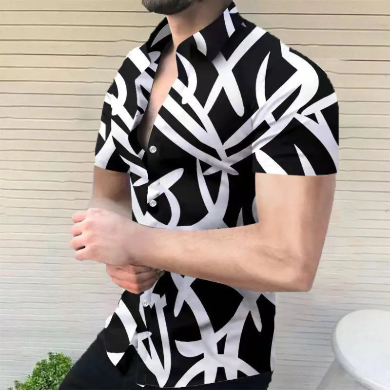 Printed short sleeve shirt sold by Shopnova