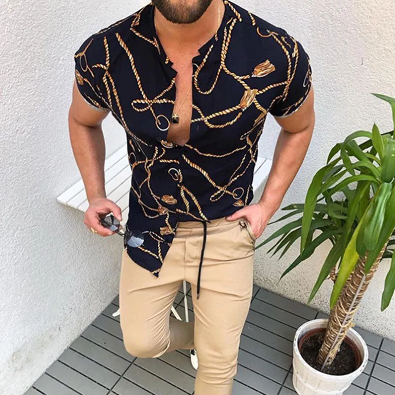 Casual Printed Vacation Shirt sold by Shopnova