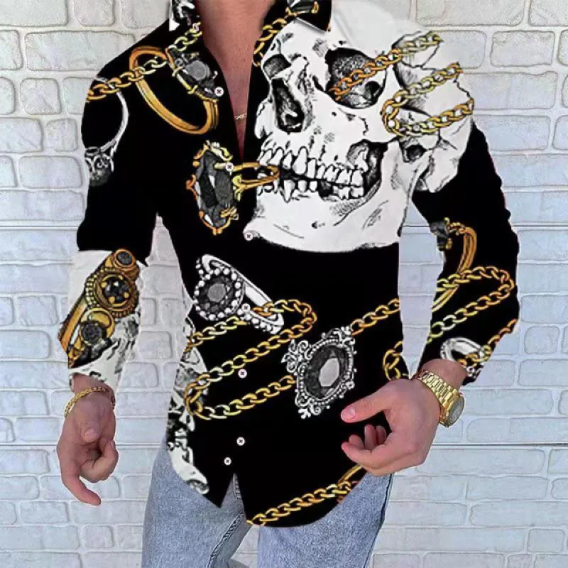 Casual Print Resort Style Shirt sold by Shopnova