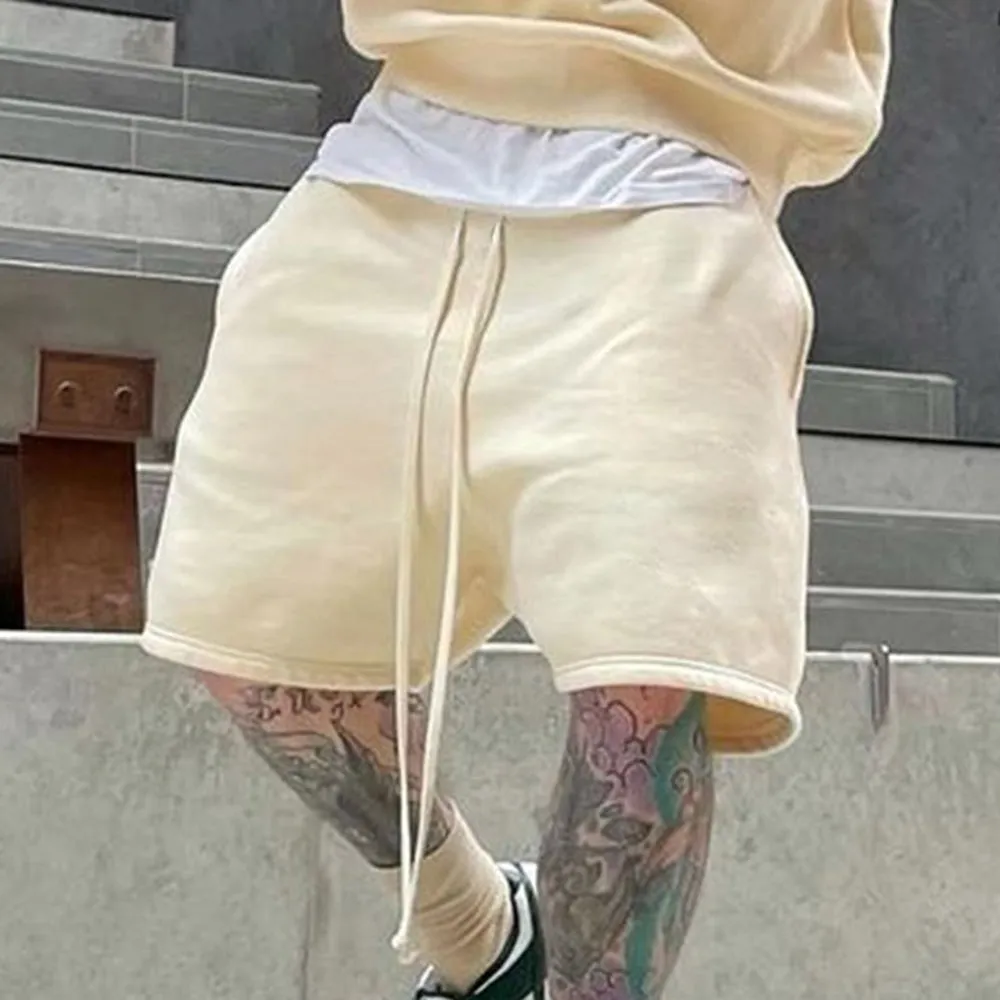 Men's Basic Elastic Waistband Shorts sold by Shopnova product image thumbnail 2