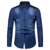Long-sleeved Shirt With Lapel Print sold by Shopnova