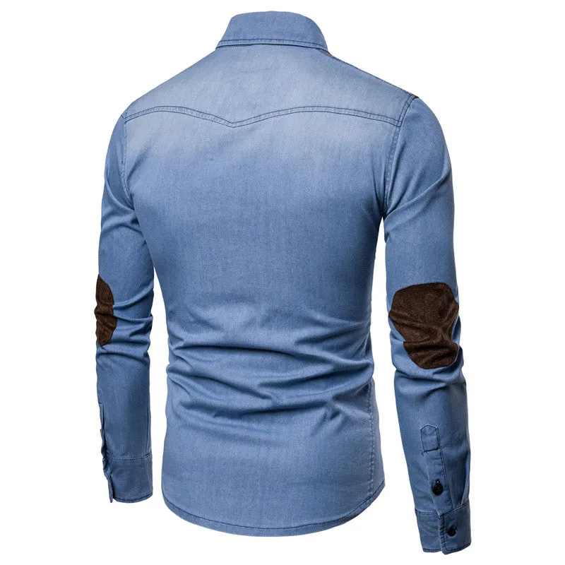 Long-sleeved Shirt With Lapel Print sold by Shopnova product image thumbnail 3