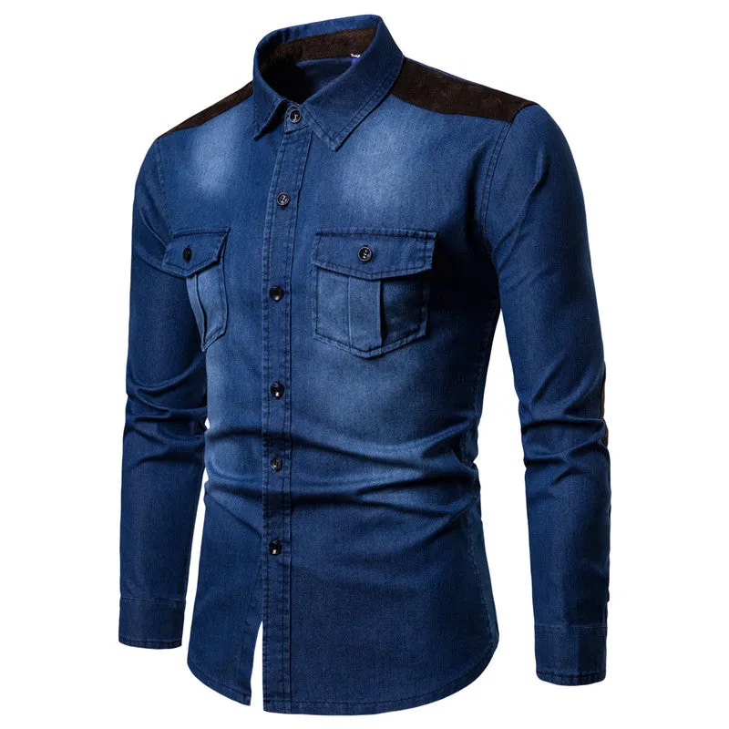 Long-sleeved Shirt With Lapel Print sold by Shopnova product image thumbnail 5