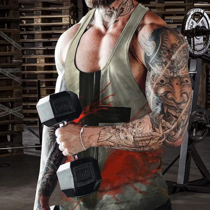 Fashion Retro Cross Easter Pattern Trend Street Casual Tank Top sold by Shopnova product image thumbnail 2