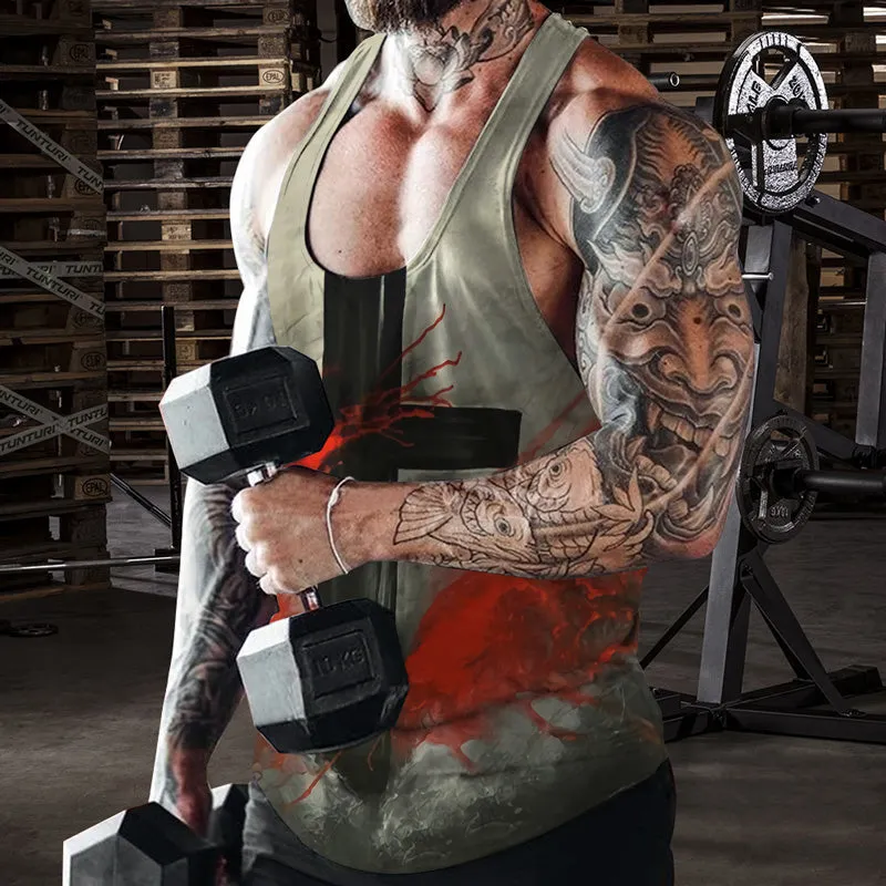 Fashion Retro Cross Easter Pattern Trend Street Casual Tank Top sold by Shopnova