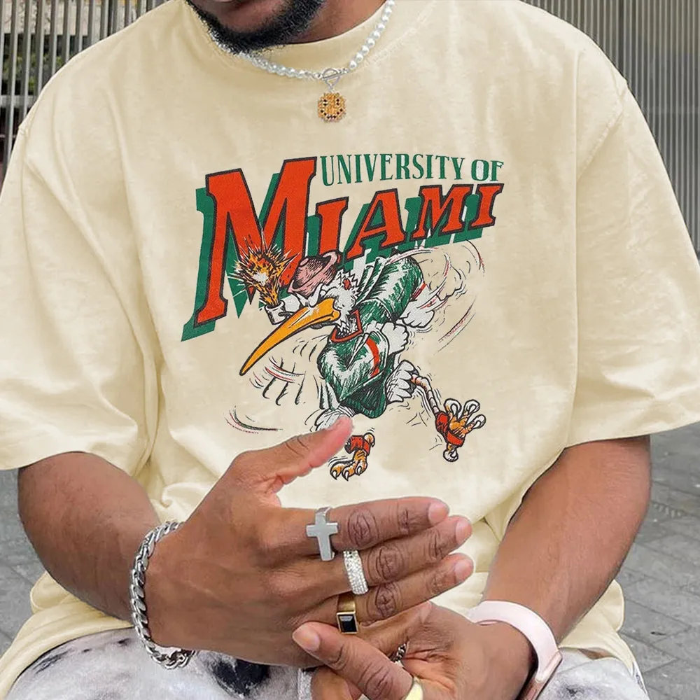 University of Miami Men's Casual T-shirts sold by Shopnova product image thumbnail 2