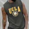 UCLA Print Sports Casual Men's Tank Top-C sold by Shopnova