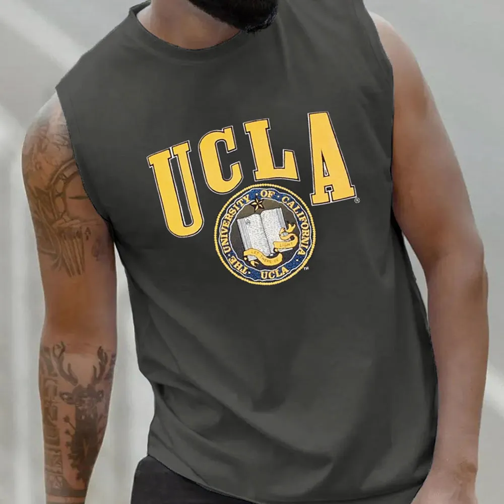 UCLA Print Sports Casual Men's Tank Top-C sold by Shopnova product image thumbnail 2