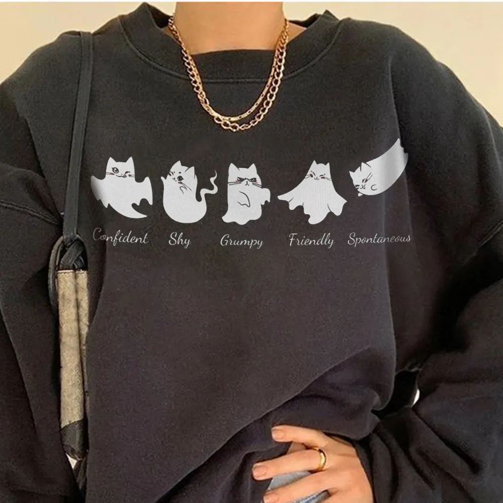 Halloween Graphic Women's Crew Neck Sweatshirt sold by Shopnova product image thumbnail 2