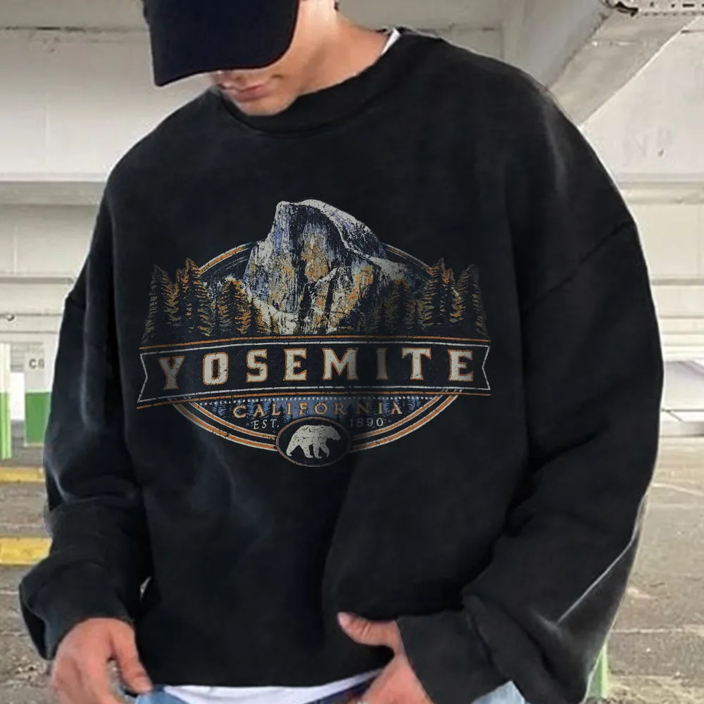 Nature Park Graphic Print Men's Crew Neck Sweatshirt sold by Shopnova product image thumbnail 2