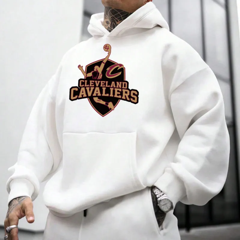 NOVAROPA™ Cleveland Cavaliers Basketball Fleece Hoodie sold by Shopnova