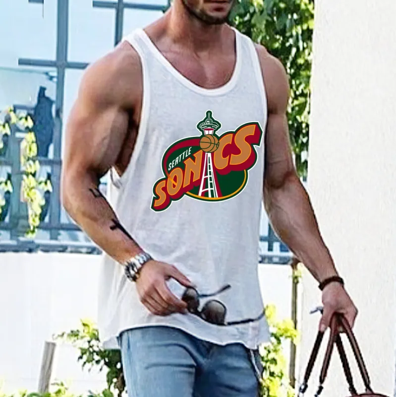 Clearance-Sonics Men's Tank Top sold by Shopnova