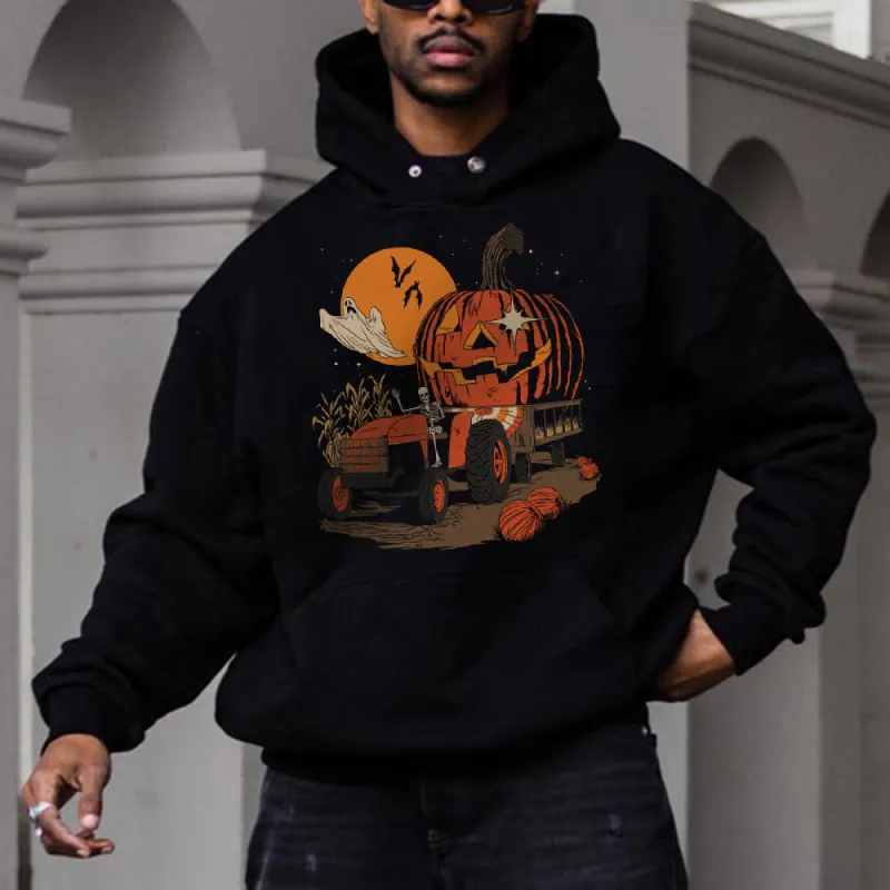 Halloween Graphic Print Men's Sweatshirt sold by Shopnova