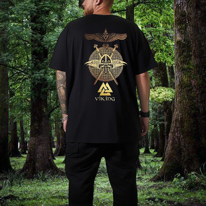 Viking Eagle Legends Soaring High T-shirt sold by Shopnova product image thumbnail 2