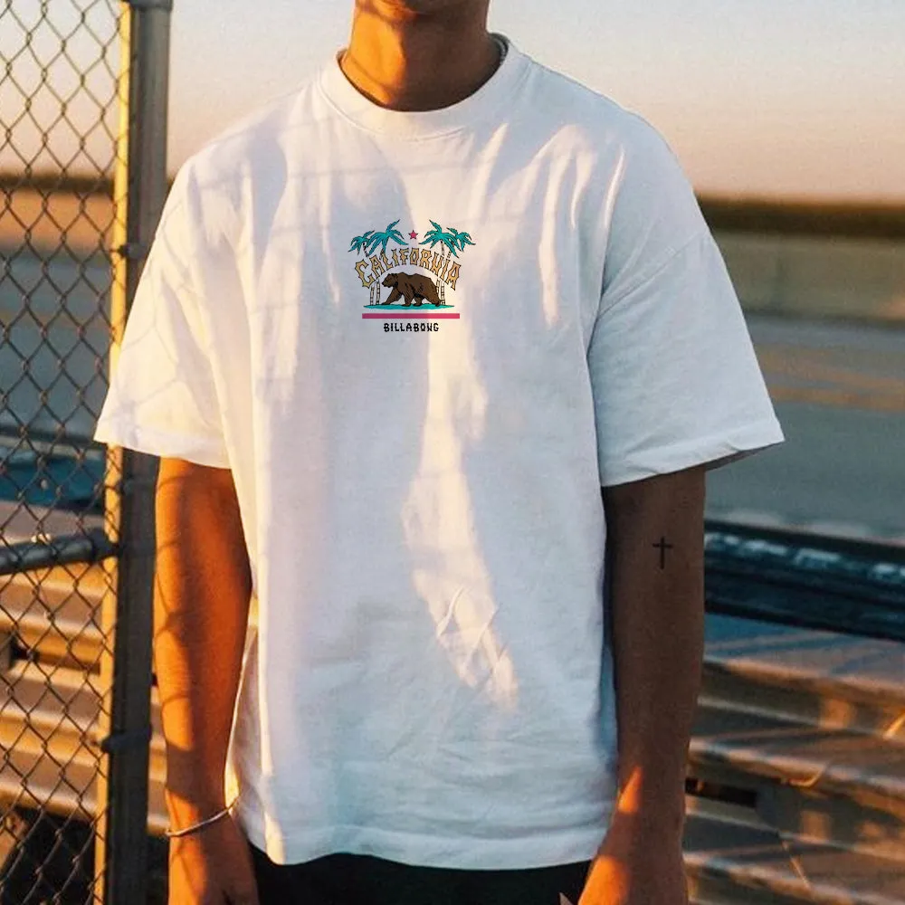California Men's Streetwear Casual T-Shirt sold by Shopnova