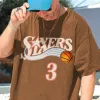 Letter Print Basketball Casual Graphic Men's T-Shirt sold by Shopnova
