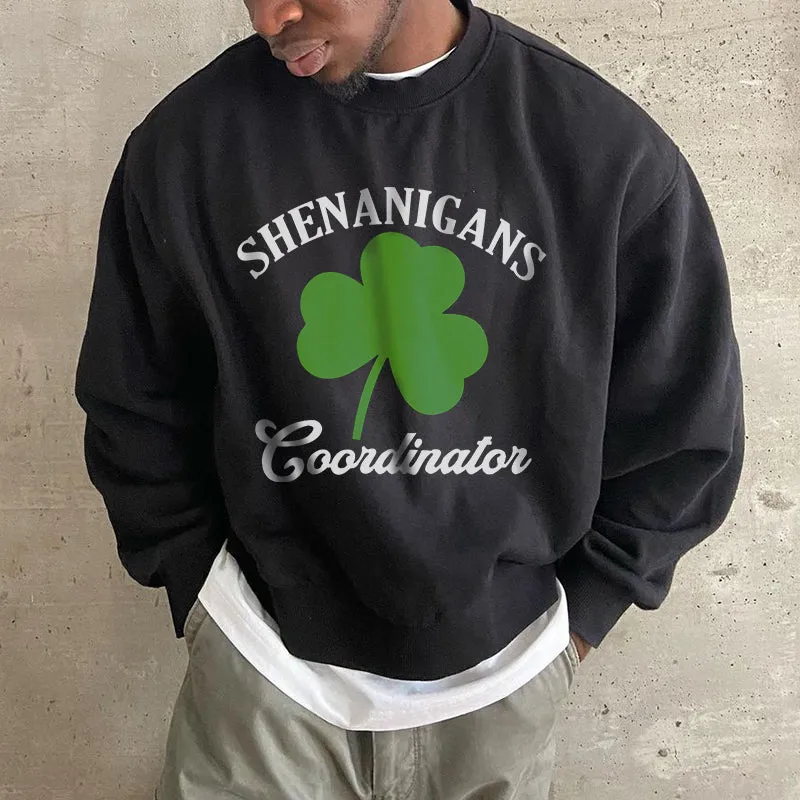 Shenanigans Coordinator Men's Casual Sweatshirts sold by Shopnova